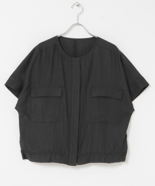 ITEMS URBANRESEARCH（アイテムズ アーバンリサーチ）の「ヨウリュウドルマンブルゾン（その他アウター・レディース・ベージュ/ブラック/ブルー系その他・FREE）」の6枚目の写真