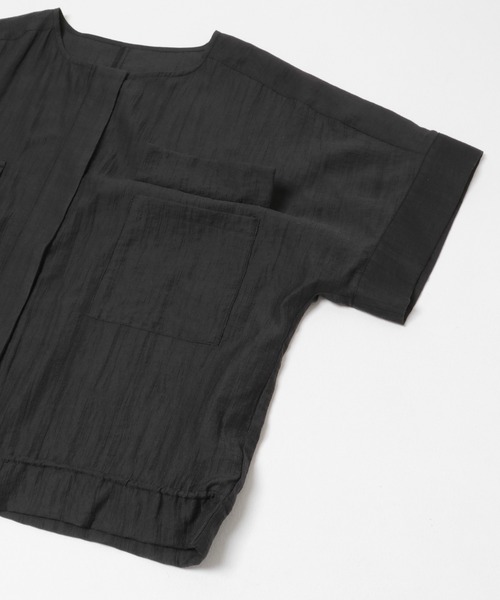 ITEMS URBANRESEARCH（アイテムズ アーバンリサーチ）の「ヨウリュウドルマンブルゾン（その他アウター・レディース・ベージュ/ブラック/ブルー系その他・FREE）」の7枚目の写真