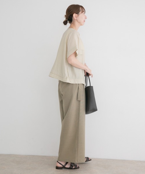 ITEMS URBANRESEARCH（アイテムズ アーバンリサーチ）の「ヨウリュウドルマンブルゾン（その他アウター・レディース・ベージュ/ブラック/ブルー系その他・FREE）」の19枚目の写真