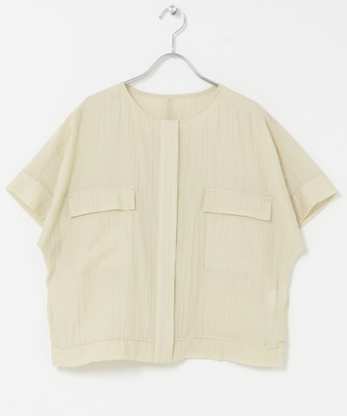 ITEMS URBANRESEARCH（アイテムズ アーバンリサーチ）の「ヨウリュウドルマンブルゾン（その他アウター・レディース・ベージュ/ブラック/ブルー系その他・FREE）」の4枚目の写真