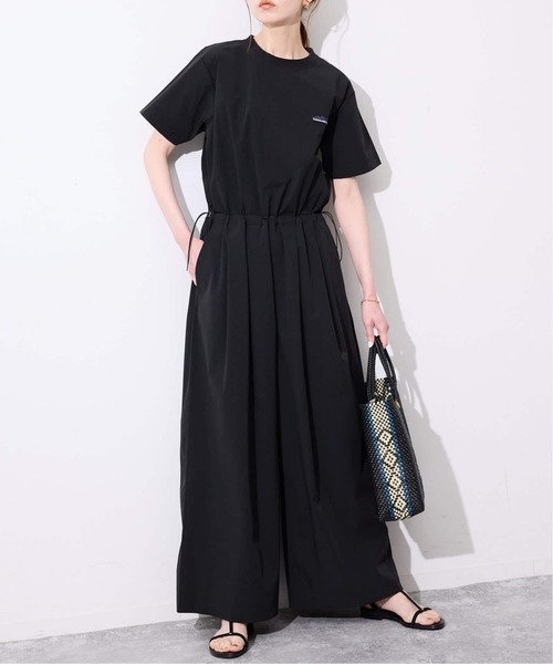 THOUSAND MILE(サウザンドマイル)の「《撥水/UVカット/ストレッチ/WEB限定/追加》THOUSAND MILE SLOBE別注 オールインワン(つなぎ/オールインワン・レディース・ブラック・FREE)」の1枚目の写真