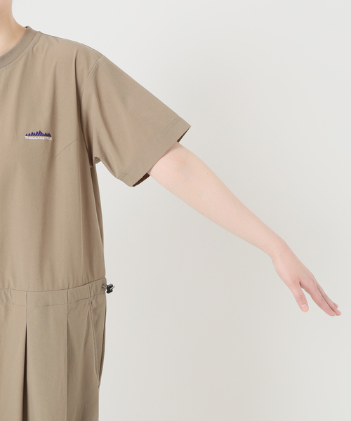 THOUSAND MILE(サウザンドマイル)の「《撥水/UVカット/ストレッチ/WEB限定/追加》THOUSAND MILE SLOBE別注 オールインワン(つなぎ/オールインワン・レディース・ブラック・FREE)」の14枚目の写真