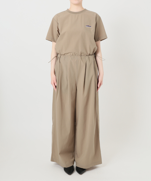 THOUSAND MILE(サウザンドマイル)の「《撥水/UVカット/ストレッチ/WEB限定/追加》THOUSAND MILE SLOBE別注 オールインワン(つなぎ/オールインワン・レディース・ブラック・FREE)」の8枚目の写真