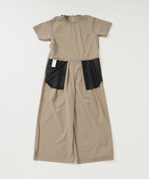 THOUSAND MILE(サウザンドマイル)の「《撥水/UVカット/ストレッチ/WEB限定/追加》THOUSAND MILE SLOBE別注 オールインワン(つなぎ/オールインワン・レディース・ブラック・FREE)」の12枚目の写真
