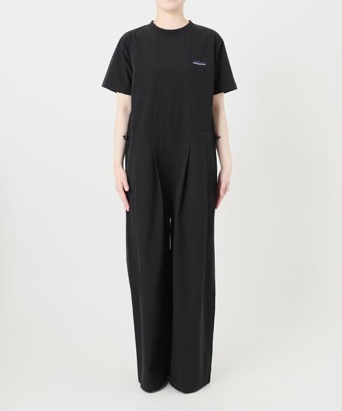 THOUSAND MILE(サウザンドマイル)の「《撥水/UVカット/ストレッチ/WEB限定/追加》THOUSAND MILE SLOBE別注 オールインワン(つなぎ/オールインワン・レディース・ブラック・FREE)」の4枚目の写真