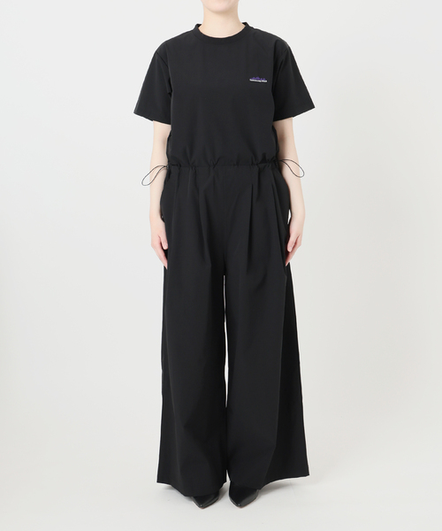 THOUSAND MILE(サウザンドマイル)の「《撥水/UVカット/ストレッチ/WEB限定/追加》THOUSAND MILE SLOBE別注 オールインワン(つなぎ/オールインワン・レディース・ブラック・FREE)」の5枚目の写真