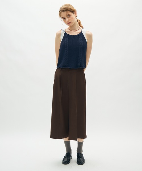 full/fill.(フルフィル)の「back ribbon halter knit top / バックリボンホルターニットトップ(ニット/セーター・レディース・ネイビー/アイボリー・FREE)」の16枚目の写真