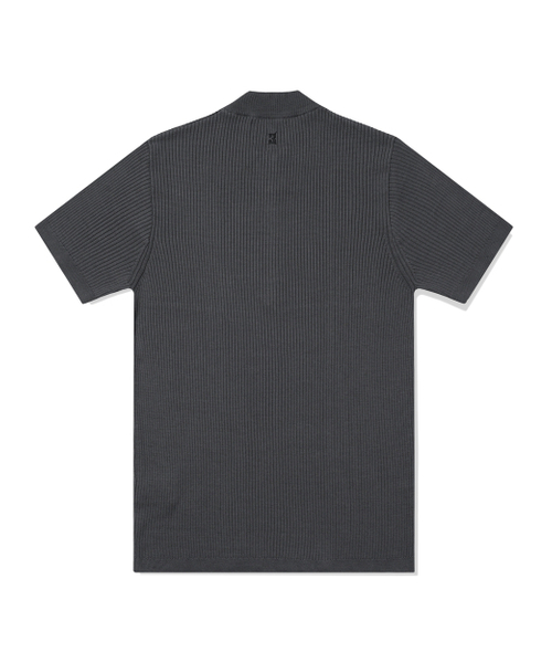 PHOS333（フォースサンサンサン）の「M Slim Fit Half Zip Knit/Charcoal（ニット/セーター・メンズ・その他・FREE）」の3枚目の写真