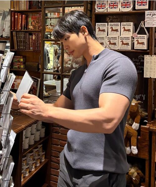 PHOS333（フォースサンサンサン）の「M Slim Fit Half Zip Knit/Charcoal（ニット/セーター・メンズ・その他・FREE）」の4枚目の写真