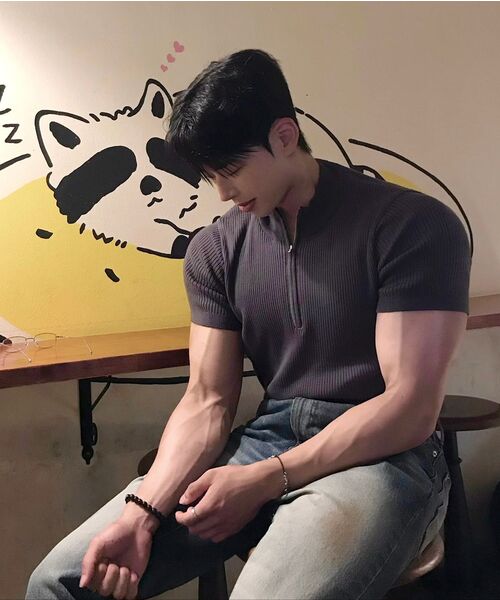 PHOS333（フォースサンサンサン）の「M Slim Fit Half Zip Knit/Charcoal（ニット/セーター・メンズ・その他・FREE）」の6枚目の写真