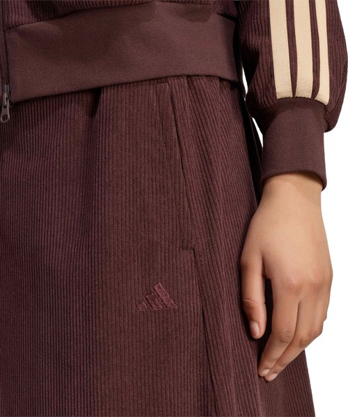 adidas（アディダス）の「【別注】アディダス adidas W LUXA コーデュロイ スカート AP 限定コラボ（スカート・レディース・ダークグレー/ブラウン・L/M/S/XL）」の4枚目の写真