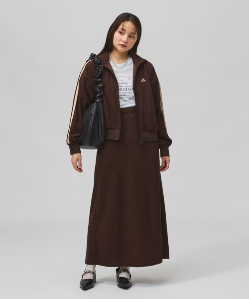 adidas（アディダス）の「【別注】アディダス adidas W LUXA コーデュロイ スカート AP 限定コラボ（スカート・レディース・ダークグレー/ブラウン・L/M/S/XL）」の20枚目の写真