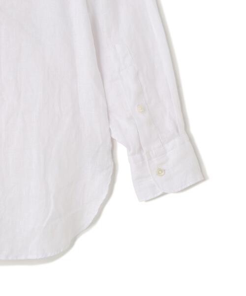 YLEVE(イレーヴ)の「YLEVE / LINEN BROADCLOTH SHIRT(シャツ/ブラウス・レディース・ベージュ/ホワイト・1/0)」の8枚目の写真