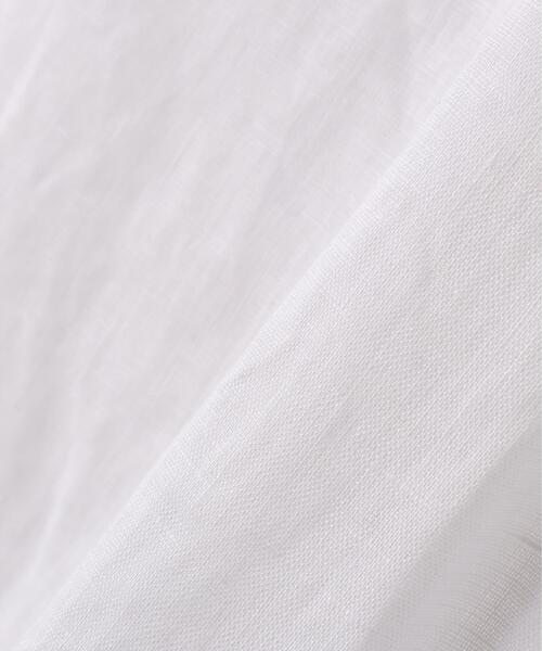 YLEVE(イレーヴ)の「YLEVE / LINEN BROADCLOTH SHIRT(シャツ/ブラウス・レディース・ベージュ/ホワイト・1/0)」の9枚目の写真
