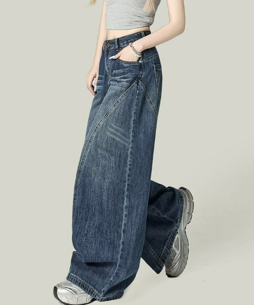 REBALANCE(リバランス)の「ワイドカーブデニム(デニムパンツ・レディース・A・MEDIUM/LARGE/X-LARGE)」の10枚目の写真
