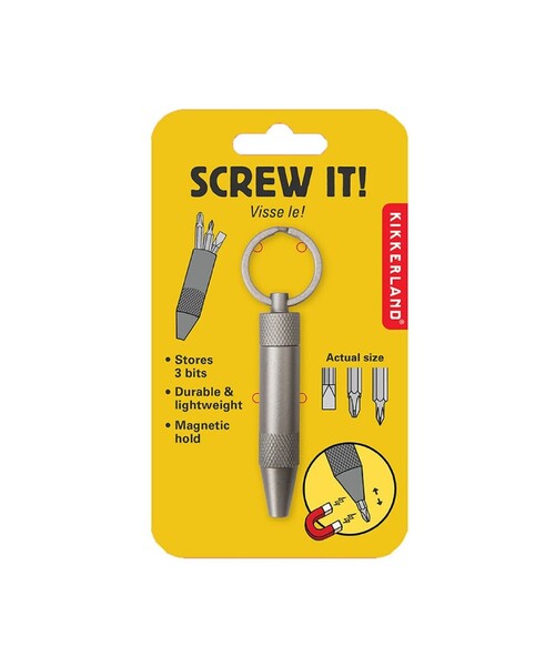 KIKKERLAND / Mini Keyring Screw It！（キーホルダー）｜bpr BEAMS
