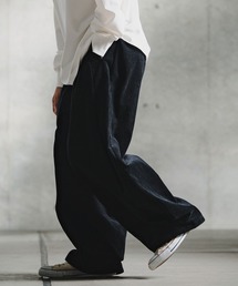 GLIMCLAP（グリムクラップ）の「mp15193-4-Wale Cotton Corduroy Cocoon Wide-Leg Easy Pants コーデュロイコクーンワイドパンツ(211-001-gla-cg)（その他パンツ）」