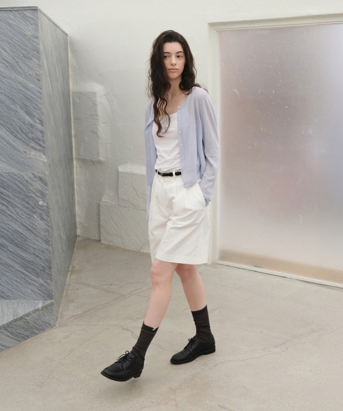 LEVAR（レバー）の「Light Linen Cardigan - Polar Sky-Blue（ニット/セーター・レディース・その他・FREE）」の3枚目の写真