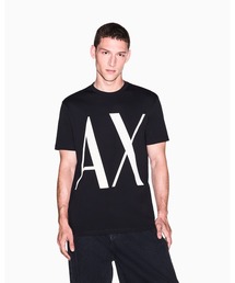ARMANI EXCHANGE | 【A|X アルマーニ エクスチェンジ】ボールドロゴ レギュラーフィット 半袖クルーネックTシャツ/REGULAR(Tシャツ/カットソー)