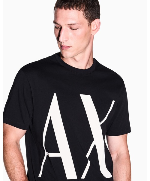 ARMANI EXCHANGE(アルマーニエクスチェンジ)の「【A|X アルマーニ エクスチェンジ】ボールドロゴ レギュラーフィット 半袖クルーネックTシャツ/REGULAR(Tシャツ/カットソー・メンズ・ブラック/グレイッシュベージュ・XX-LARGE/X-SMALL/X-LARGE/SMALL/MEDIUM/LARGE)」の5枚目の写真