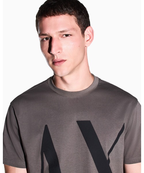ARMANI EXCHANGE(アルマーニエクスチェンジ)の「【A|X アルマーニ エクスチェンジ】ボールドロゴ レギュラーフィット 半袖クルーネックTシャツ/REGULAR(Tシャツ/カットソー・メンズ・ブラック/グレイッシュベージュ・XX-LARGE/X-SMALL/X-LARGE/SMALL/MEDIUM/LARGE)」の12枚目の写真
