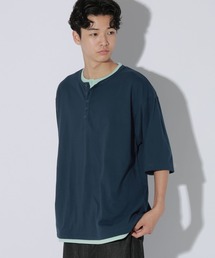 フェイクヘンリーネックT / 869674