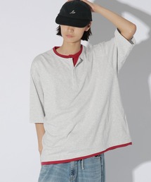 フェイクヘンリーネックT / 869674