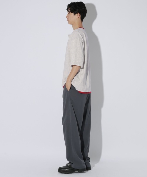 LAKOLE（ラコレ）の「フェイクヘンリーネックＴ / 869674（Tシャツ/カットソー・メンズ・ホワイト/ブラック/ネイビー・MEDIUM/LARGE）」の11枚目の写真