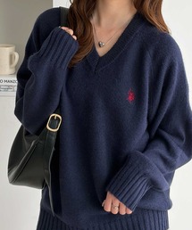 GeeRA別注【U.S. POLO ASSN.】Vネックニット