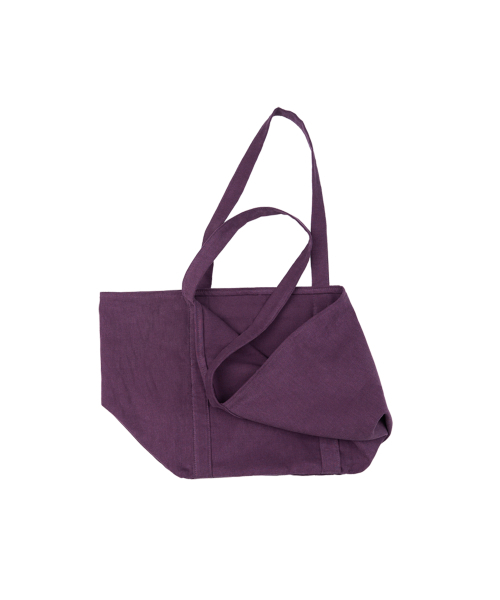CHOROK STUDIO（チョロクスタジオ）の「Big Canvas Bag (Purple)（ショルダーバッグ・レディース・その他・FREE）」の4枚目の写真