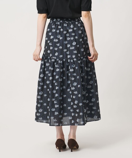 UNITED ARROWS（ユナイテッドアローズ）の「ブーケ カットジャガード スカート（スカート・レディース・ブラック/ネイビー・38/36）」の10枚目の写真