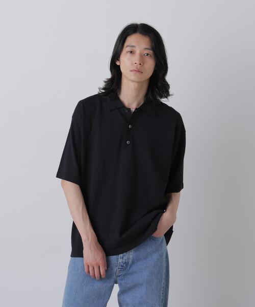 YLEVE — Washi Cotton Paper Knit Polo