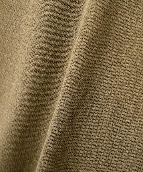 YLEVE(イレーヴ)の「YLEVE / WASHI COTTON PAPER KNIT POLO(ポロシャツ・メンズ・レッド系その他4/カーキ/ブラック・4)」の18枚目の写真