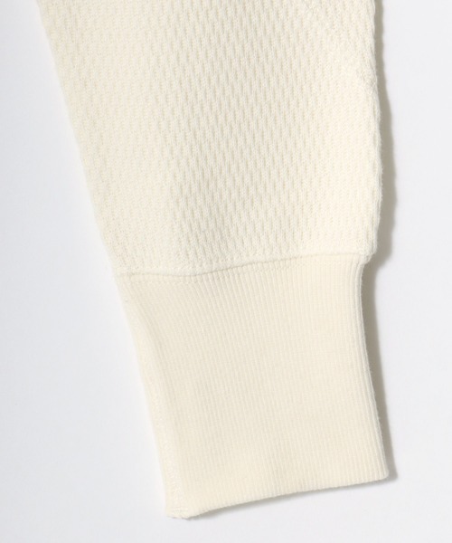 HOUSTON（ヒューストン）の「HOUSTON/ヒューストン Heavy Thermal Crew Tee/ヘビーサーマル ワッフル 無地 クルーネック 長袖Tシャツ/ロングスリーブTシャツ/ロンT/レディース メンズ（Tシャツ/カットソー・メンズ・ネイビー/ブラック/オフホワイト/グレー・M/L/XL）」の17枚目の写真
