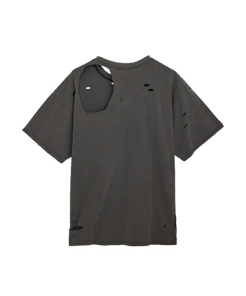 ELCHELE(エルチェレ)の「BOROBORO TEE(Tシャツ/カットソー・レディース・スミクロ/サンドベージュ/ホワイト・FREE)」の18枚目の写真