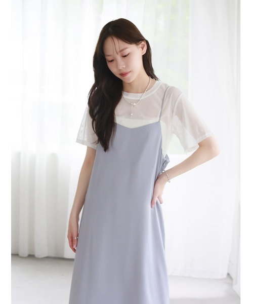 fifth(フィフス)の「マットサテンキャミマキシワンピース(ワンピース・レディース・ブラック/グレー/テラコッタ・M)」の16枚目の写真