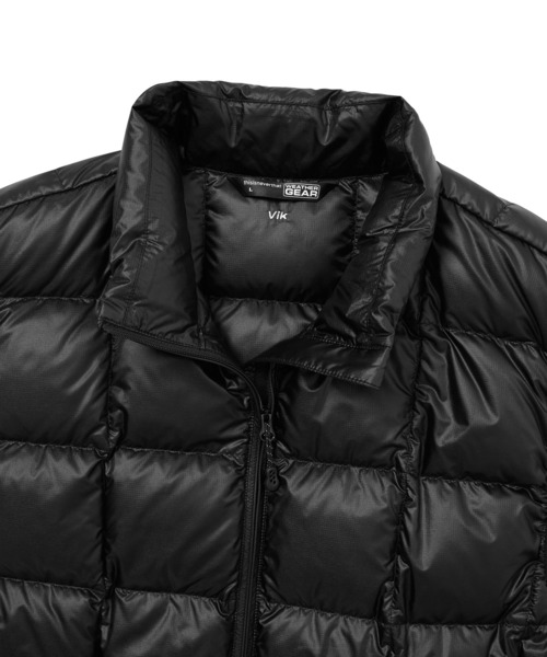 thisisneverthat(ディスイズネバーザット)の「PERTEX Vik LT Down Vest(ダウンベスト・メンズ・ブラック/ライム/グレー・S/L/XL/M)」の4枚目の写真