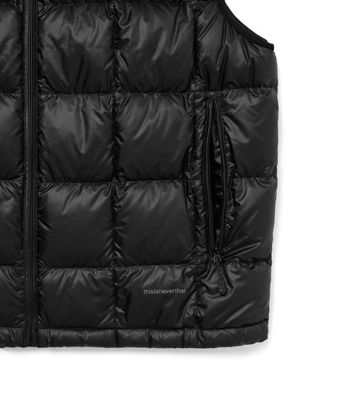 thisisneverthat(ディスイズネバーザット)の「PERTEX Vik LT Down Vest(ダウンベスト・メンズ・ブラック/ライム/グレー・S/L/XL/M)」の5枚目の写真