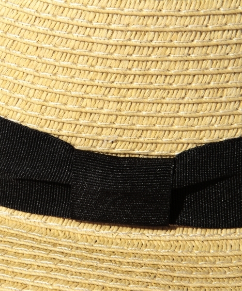 BEAMS（ビームス）の「BEAMS / ペーパーリボンハット（ハット・メンズ・ベージュ/ネイビー・ONE SIZE）」の9枚目の写真