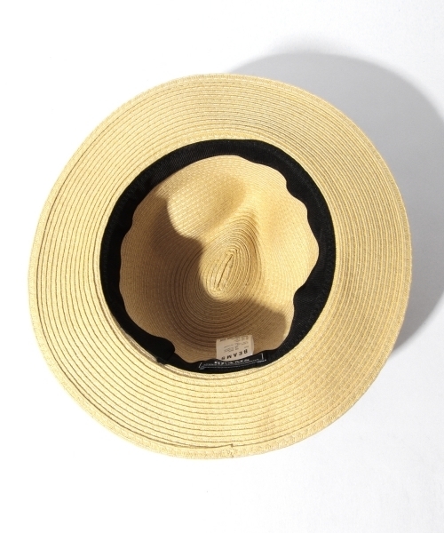 BEAMS（ビームス）の「BEAMS / ペーパーリボンハット（ハット・メンズ・ベージュ/ネイビー・ONE SIZE）」の10枚目の写真