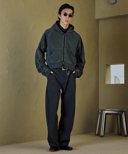 JIEDA / ジエダ 3D STRIPE CUTTING PANTS
