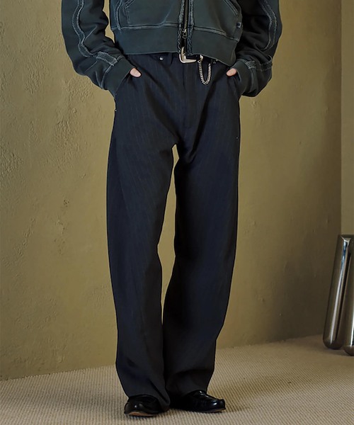 JIEDA / ジエダ 3D STRIPE CUTTING PANTS