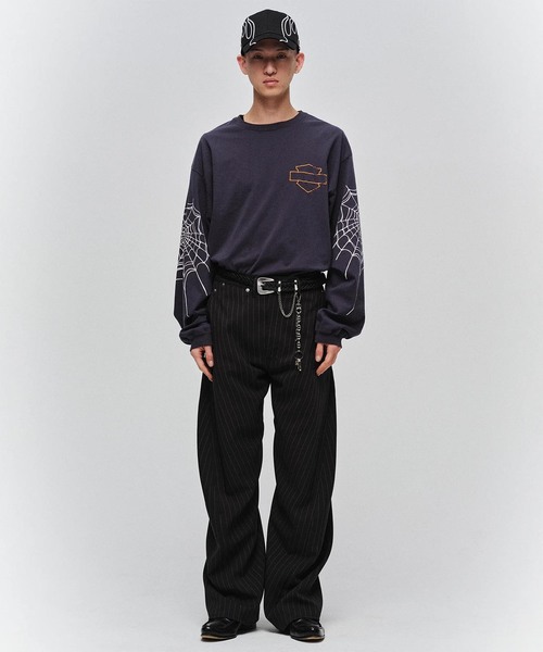 JIEDA / ジエダ 3D STRIPE CUTTING PANTS