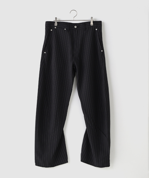 JIEDA / ジエダ 3D STRIPE CUTTING PANTS