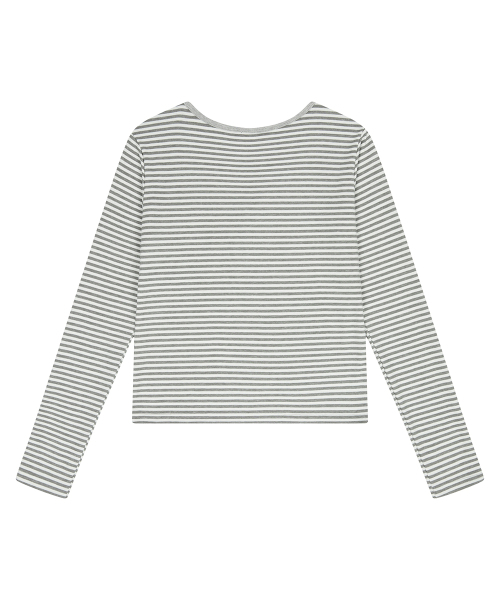 LUVISTRUE(ラヴイズトゥルー)の「BASIC ILOVEU SLEEVE TEE(GRAY)(Tシャツ/カットソー・レディース・その他・FREE)」の3枚目の写真
