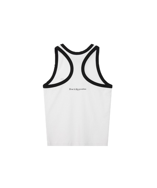 Rest&Recreation（レストアンドレクリエーション）の「Rest&Recreation / RACER TANK TOP / RR242TP002Rest&Recreation / RACER TANK TOP / RR242TP002 秋服 冬服（タンクトップ・レディース・ホワイト・FREE）」の2枚目の写真