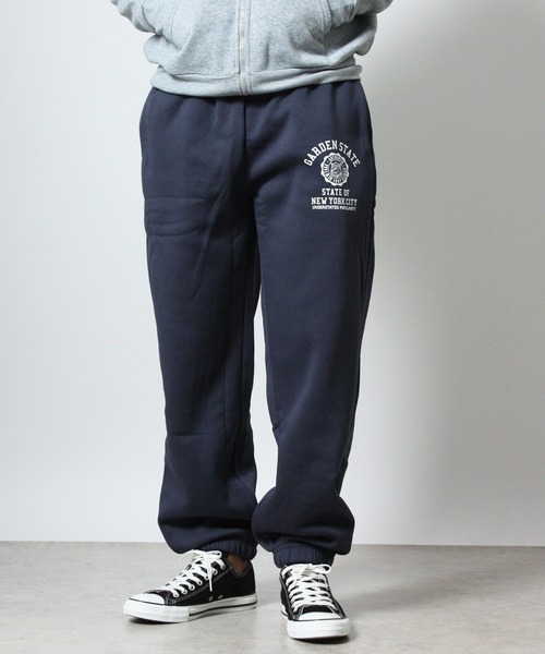 NYLAUS(ナイラス)の「【Nylaus】裏起毛 ワンポイントロゴ ワイドスウェットパンツ ロングパンツ ストレッチパンツ(スウェットパンツ・メンズ・チャコール/ネイビー/ブラック/杢グレー/グレー系その他/ブラック系その他・LL/L)」の6枚目の写真
