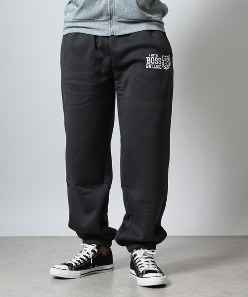 NYLAUS(ナイラス)の「【Nylaus】裏起毛 ワンポイントロゴ ワイドスウェットパンツ ロングパンツ ストレッチパンツ(スウェットパンツ・メンズ・チャコール/ネイビー/ブラック/杢グレー/グレー系その他/ブラック系その他・LL/L)」の5枚目の写真