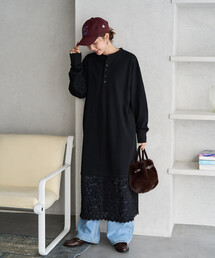 限定展開　ペイズリー レース ドッキング ヘンリー ワンピース