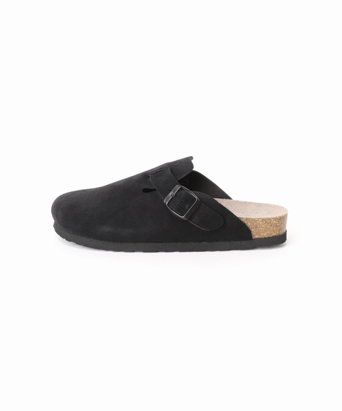 GENUINS(ジェニュインズ)の「【WEB+一部店舗限定】GENUINS / ジェニュインズ RIVA VELOUR(スリッポン・レディース・ベージュ系その他/ブラック・25cm/24cm/23cm)」の4枚目の写真